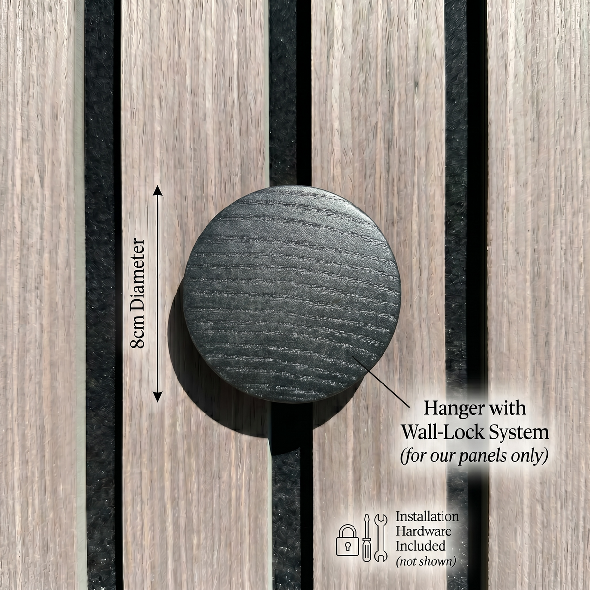 Orb Wall Hook for Slat Wall Panels