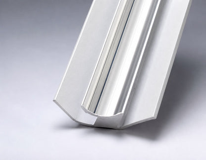 10mm Silver Internal Corner Trim for Shower Panels (2.4m)