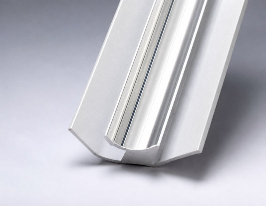10mm Silver Internal Corner Trim for Shower Panels (2.4m)