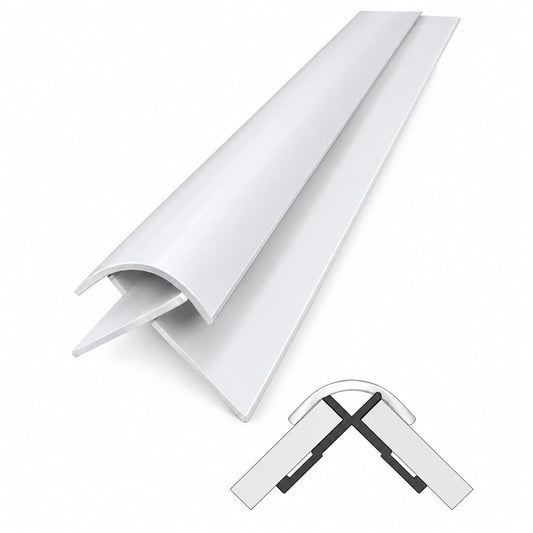 10mm External Corner Trim for Shower Panels (2.4m)