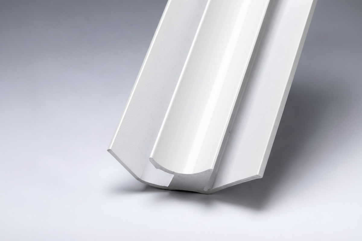 Matt White Internal Corner Trim for Shower Panels